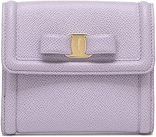 Amazon | [サルヴァトーレフェラガモ] 二つ折り財布 ヴァラ パープル